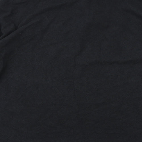 Polo Ralph Lauren Mens Black Cotton Polo Size 2XL Collared Button