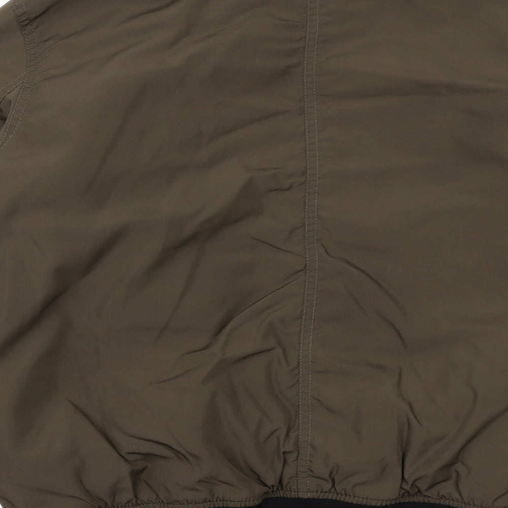 H&M Girls Green Bomber Jacket Jacket Size 13-14 Years Zip