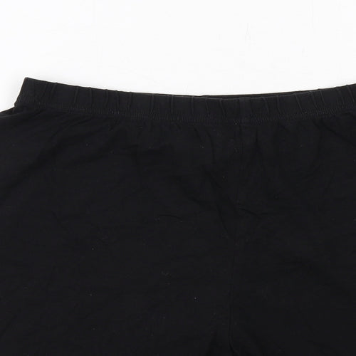 H&M Girls Black Cotton Sweat Shorts Size 14 Years Regular