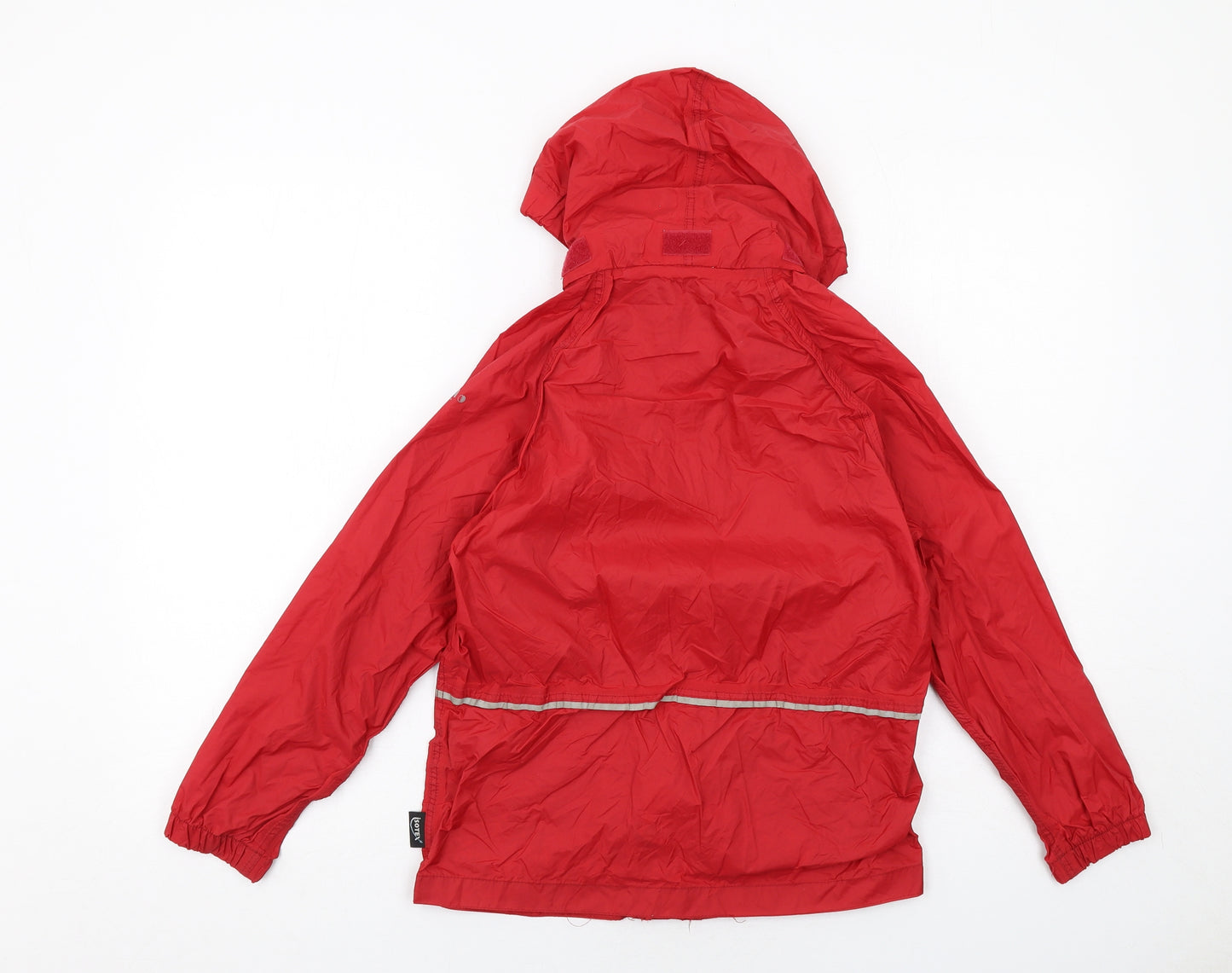 Regatta Boys Red Windbreaker Jacket Size 9-10 Years Zip