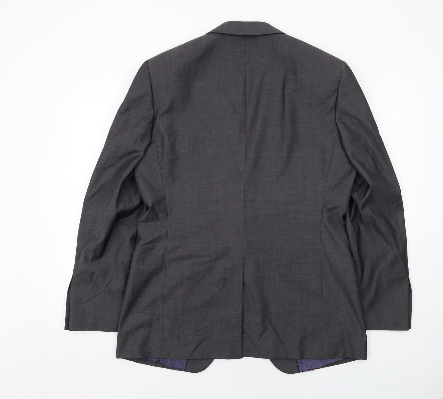 Autograph Mens Grey Polyester Jacket Suit Jacket Size 40 Regular