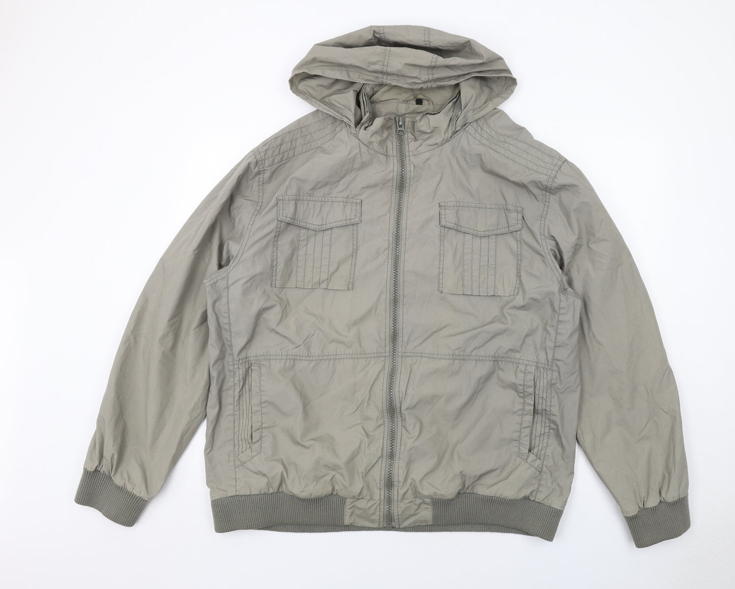 UrbanSpirit Mens Grey Jacket Size 2XL Zip
