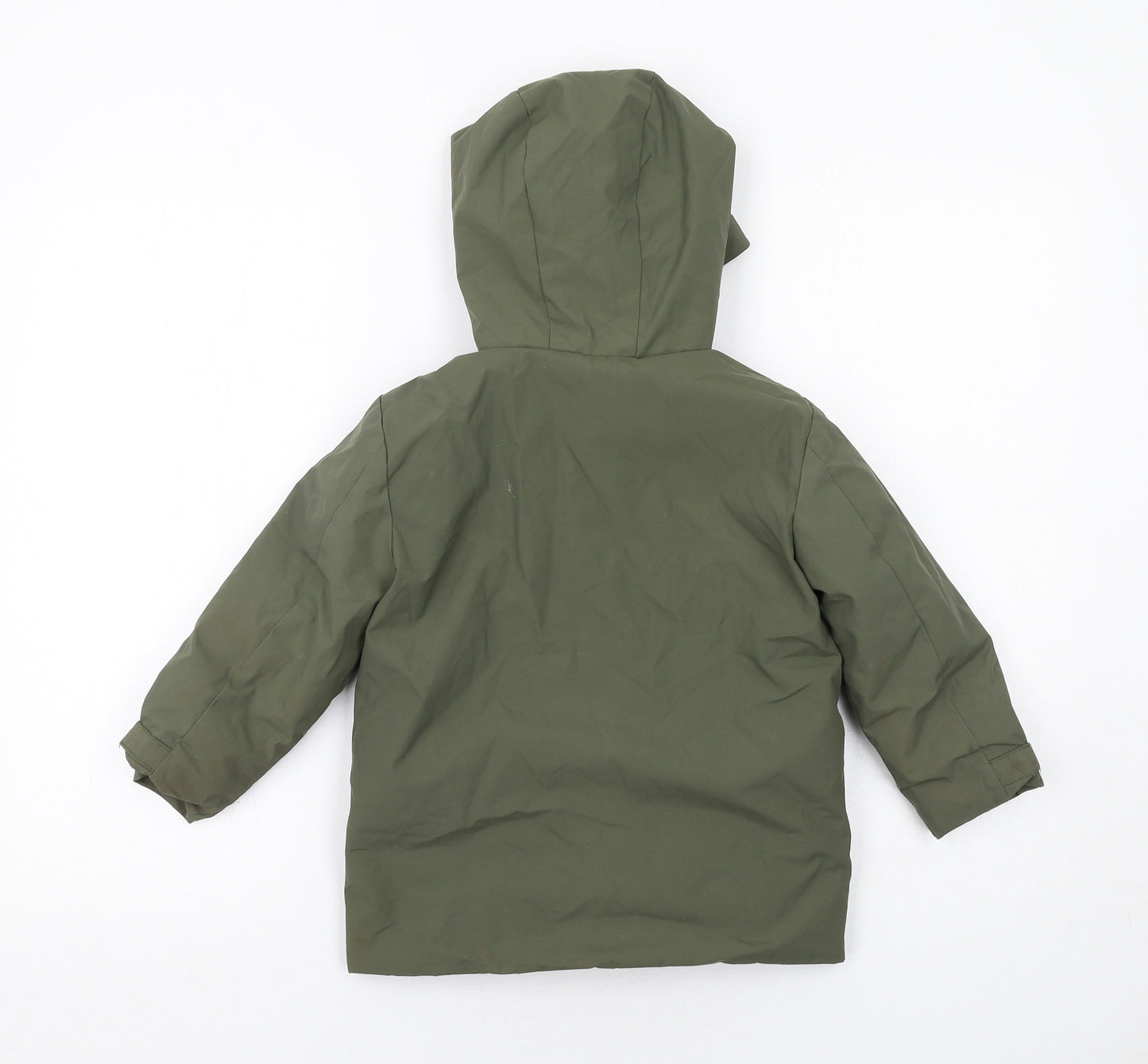 Zara Boys Green Windbreaker Jacket Size 4-5 Years Zip