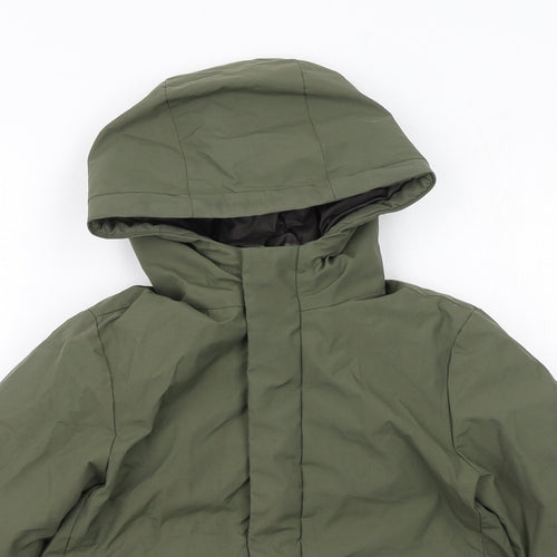 Zara Boys Green Windbreaker Jacket Size 4-5 Years Zip