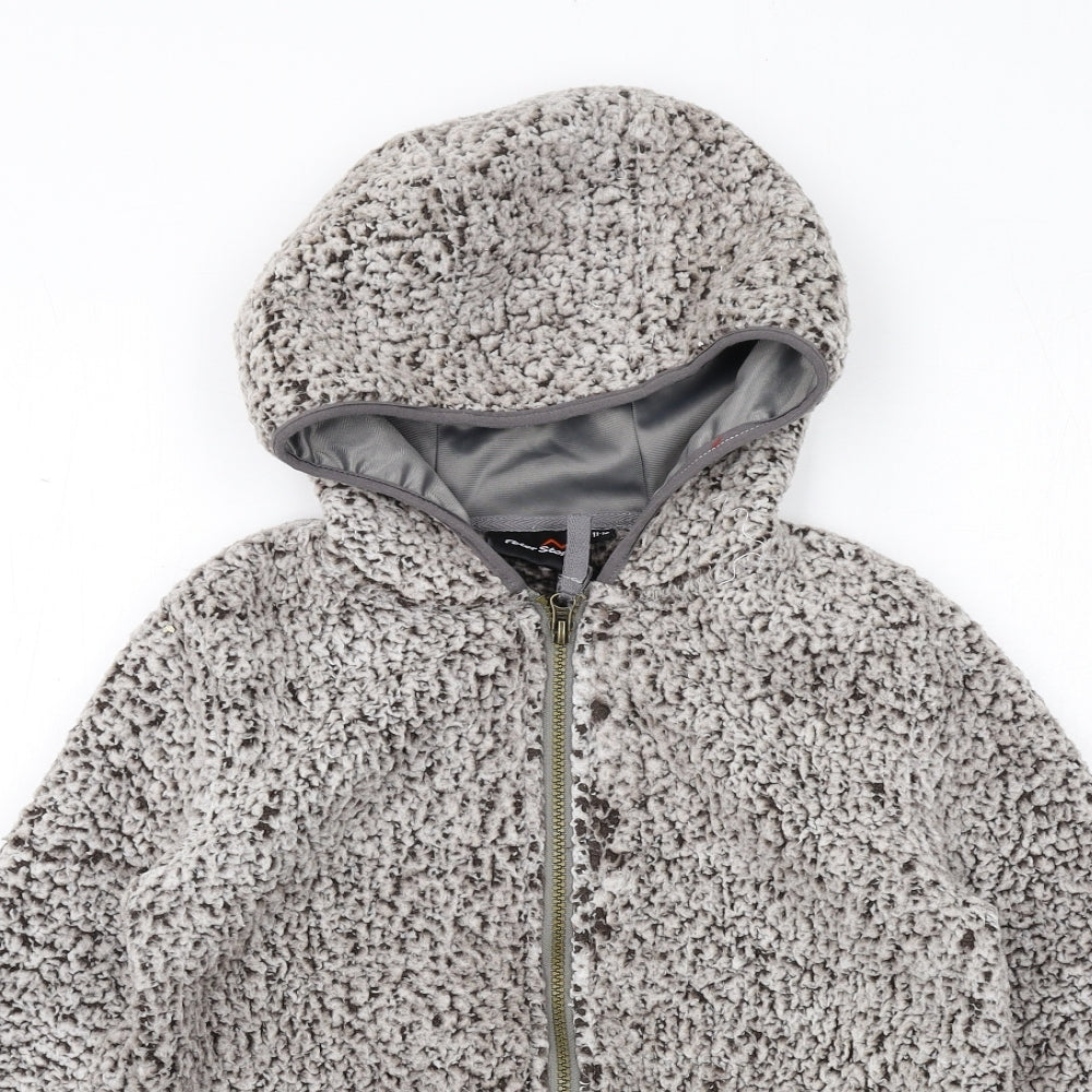 Peter Storm Boys Grey Jacket Size 11-12 Years Zip