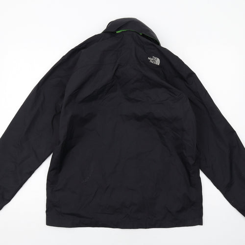 The North Face Boys Black Windbreaker Jacket Size XL Zip