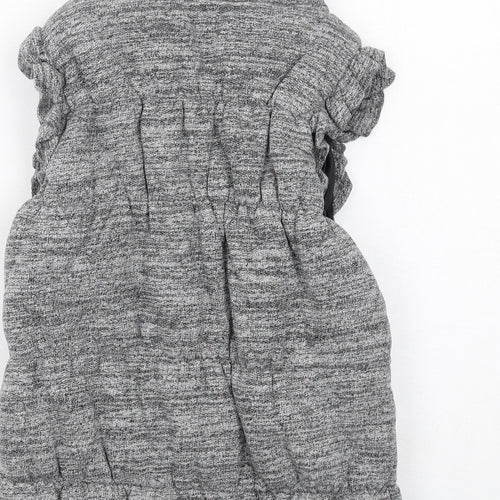 MODO Girls Grey Gilet Jacket Size M Zip