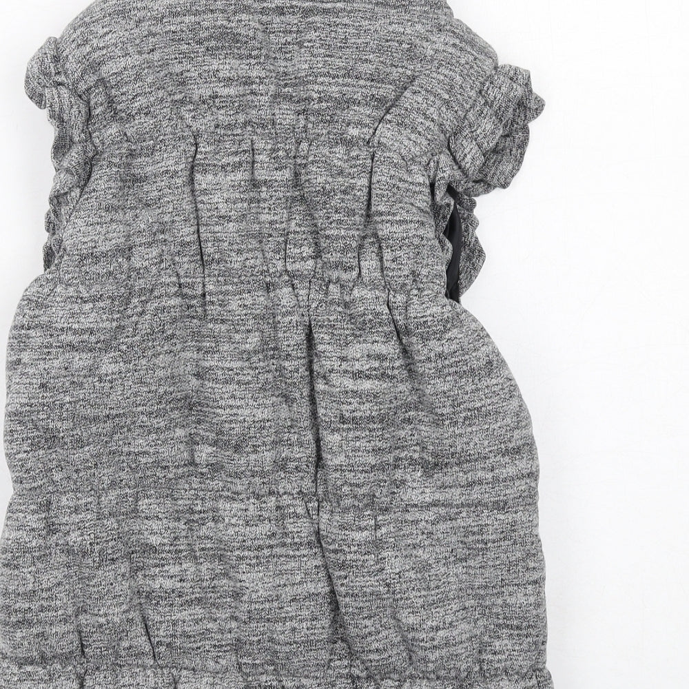 MODO Girls Grey Gilet Jacket Size M Zip