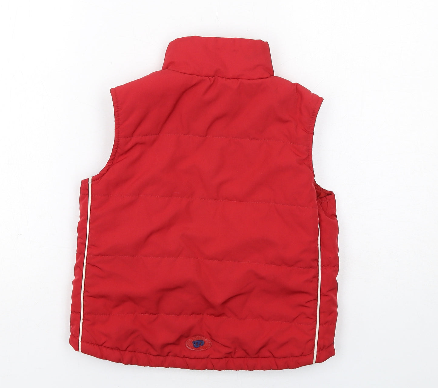 Masoral Boys Red Gilet Waistcoat Size 7 Years Zip