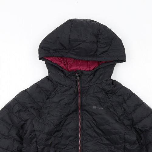 Mountain Warehouse Womens Black Quilted Jacket Size 8 Zip