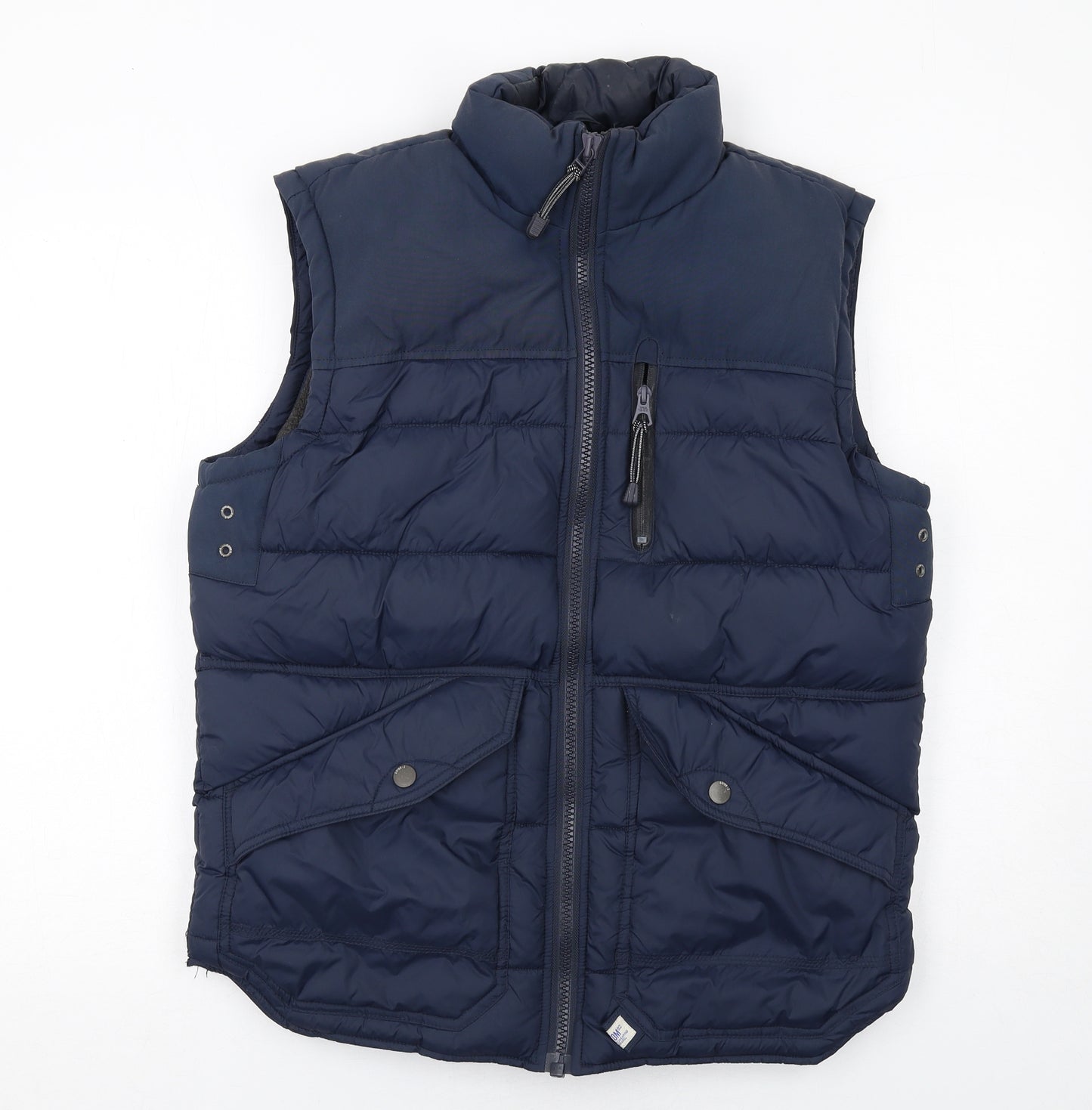 NEXT Mens Blue Gilet Jacket Size M Zip