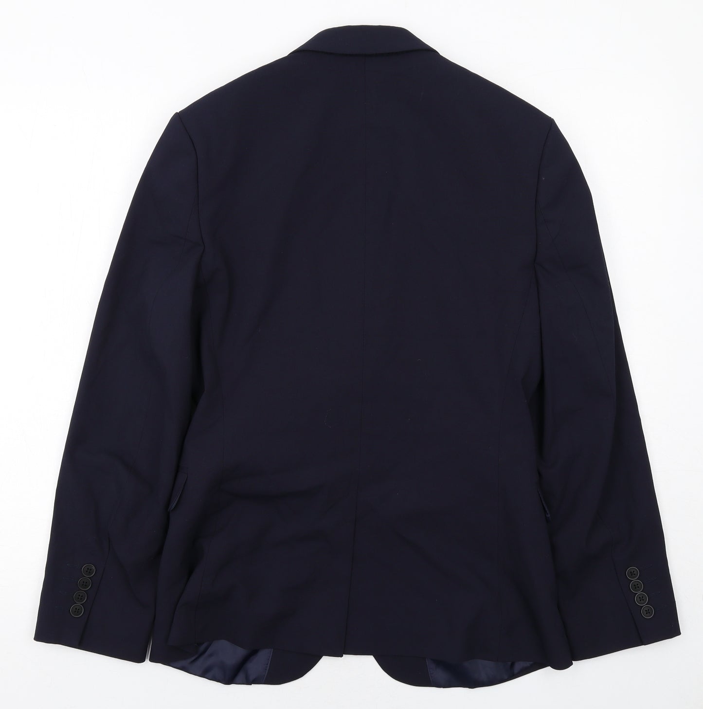 ASOS Mens Blue Polyester Jacket Suit Jacket Size 36 Regular