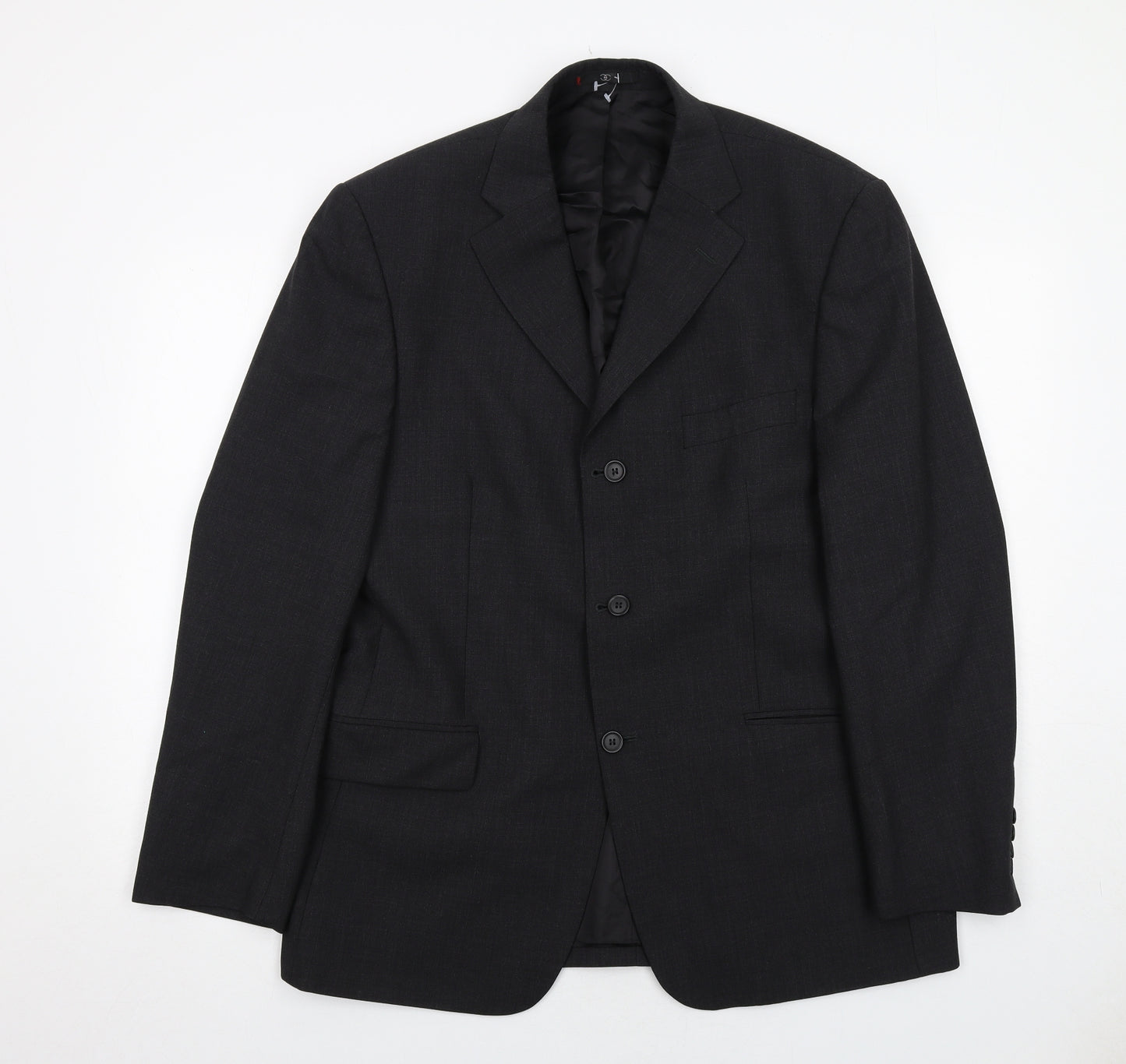 Ciro Citterio Mens Grey Wool Jacket Suit Jacket Size 40 Regular