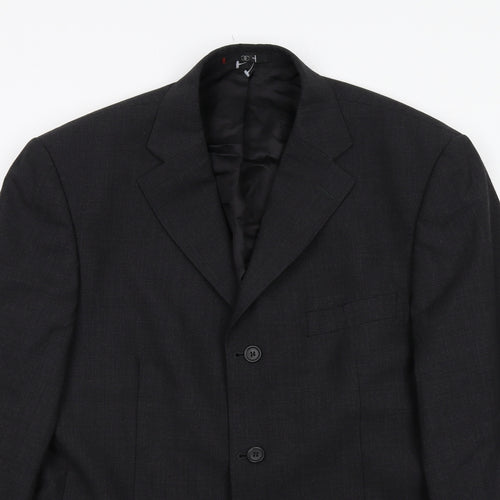Ciro Citterio Mens Grey Wool Jacket Suit Jacket Size 40 Regular