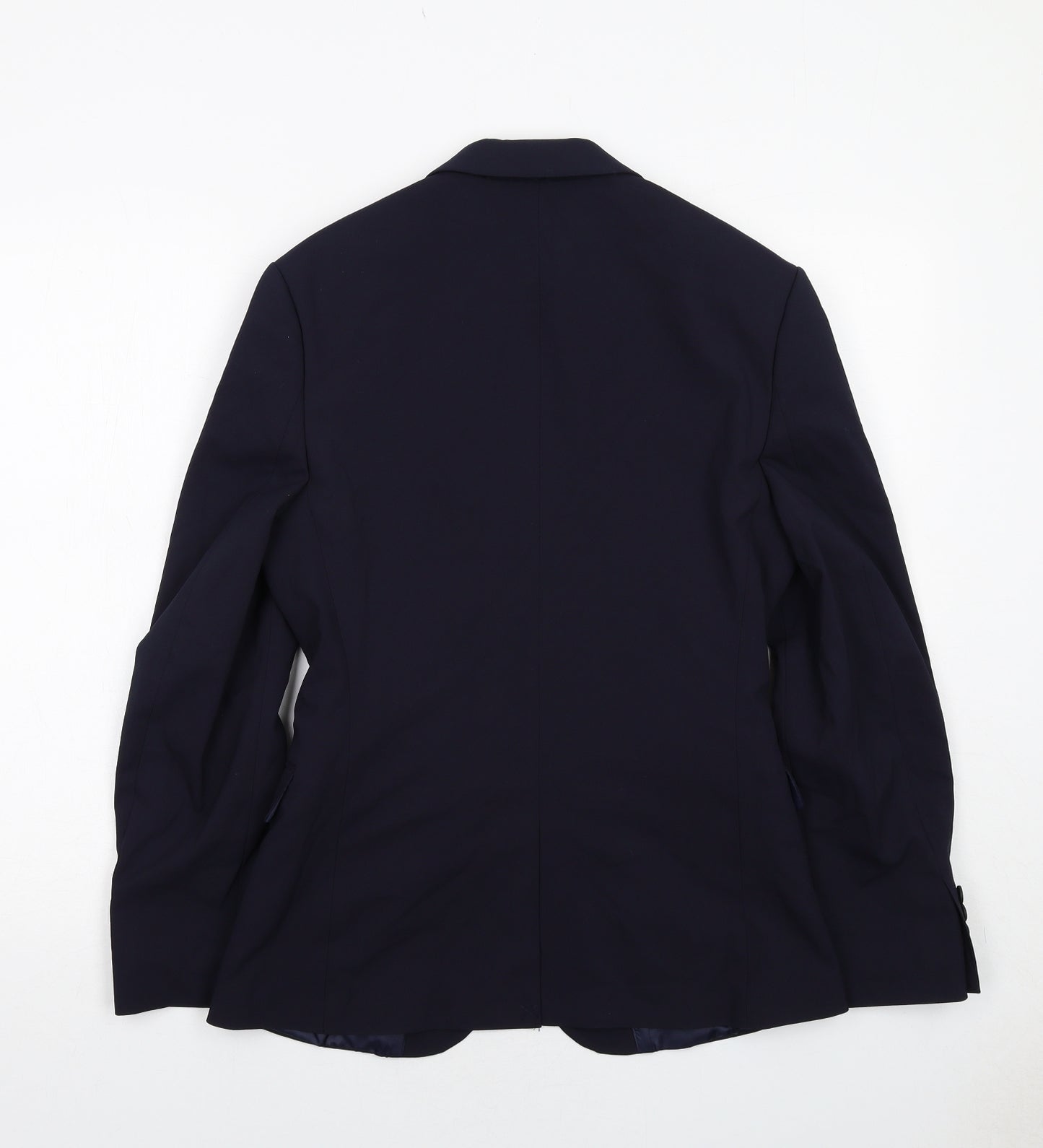 ASOS Mens Blue Polyester Jacket Suit Jacket Size 36 Regular