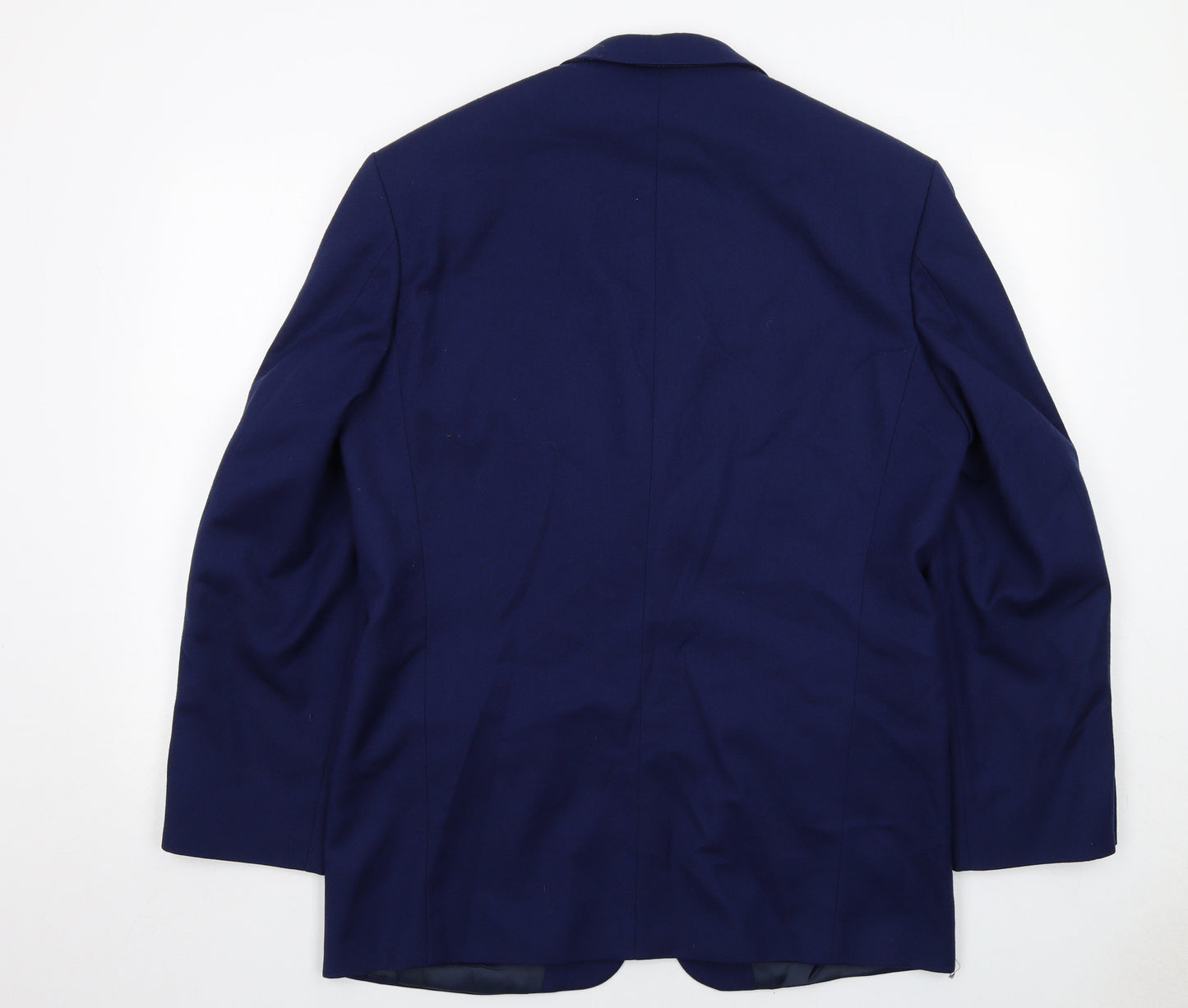 Marks and Spencer Mens Blue Wool Jacket Suit Jacket Size 40 Regular
