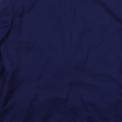 Marks and Spencer Mens Blue Wool Jacket Suit Jacket Size 40 Regular