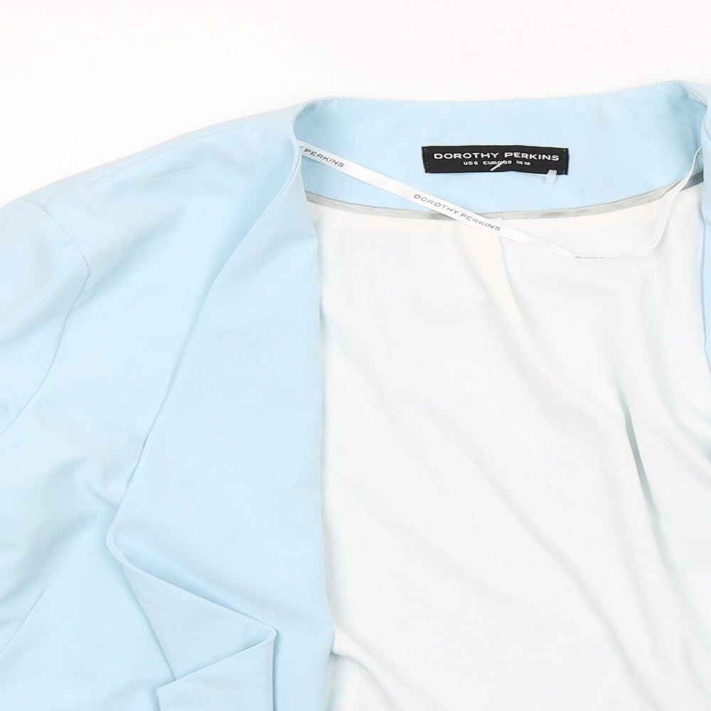 Dorothy Perkins Womens Blue Kimono Jacket Size 10