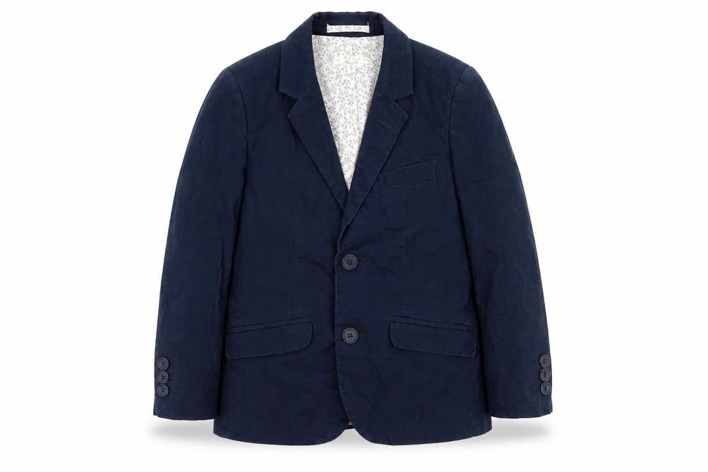John Lewis Boys Blue Jacket Blazer Size 5 Years Button