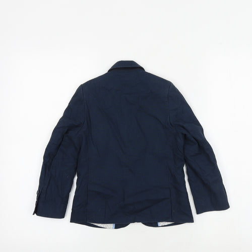 John Lewis Boys Blue Jacket Blazer Size 5 Years Button