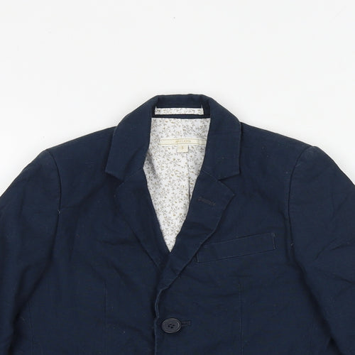 John Lewis Boys Blue Jacket Blazer Size 5 Years Button