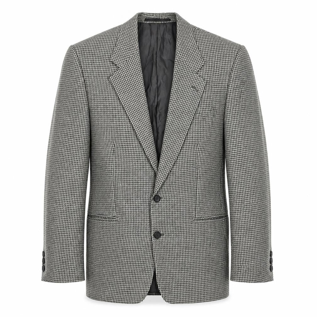 Principles For Men Mens Beige Geometric Polyester Jacket Suit Jacket Size 40 Regular