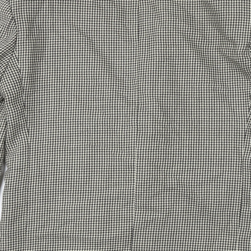 Principles For Men Mens Beige Geometric Polyester Jacket Suit Jacket Size 40 Regular