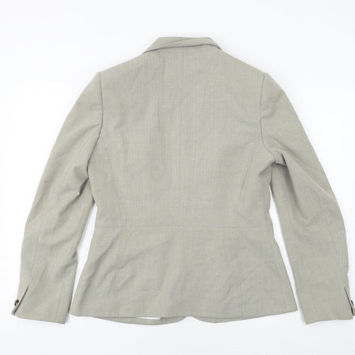 Autonomy Womens Beige Polyester Jacket Blazer Size 12