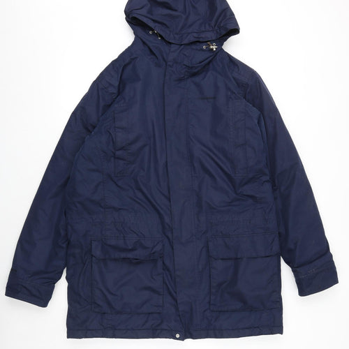 Craghoppers Womens Blue Rain Coat Coat Size XL Zip