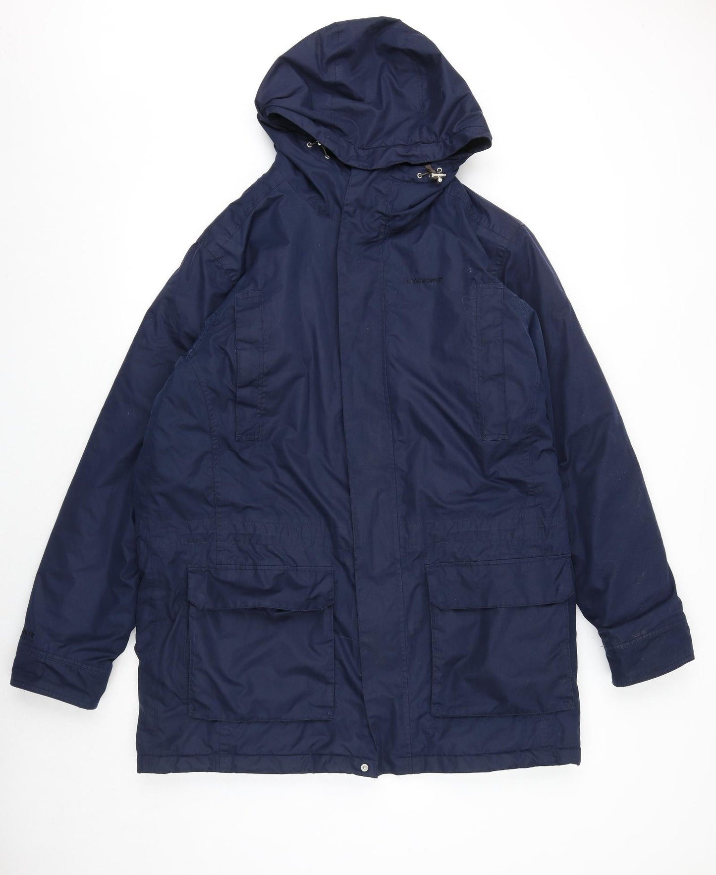 Craghoppers Womens Blue Rain Coat Coat Size XL Zip