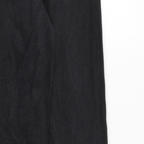 Zara Womens Grey Cotton Tapered Jeans Size 4 Regular Zip