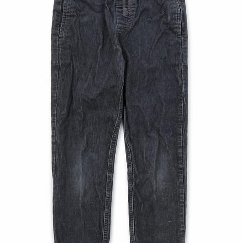 John Lewis Girls Grey 100% Cotton Jegging Trousers Size 9 Years Regular Drawstring