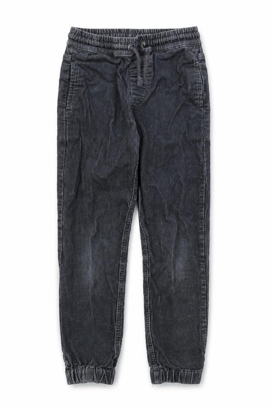 John Lewis Girls Grey 100% Cotton Jegging Trousers Size 9 Years Regular Drawstring
