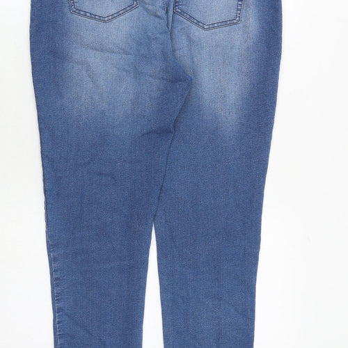 Marks and Spencer Womens Blue Cotton Jegging Jeans Size 16 Regular