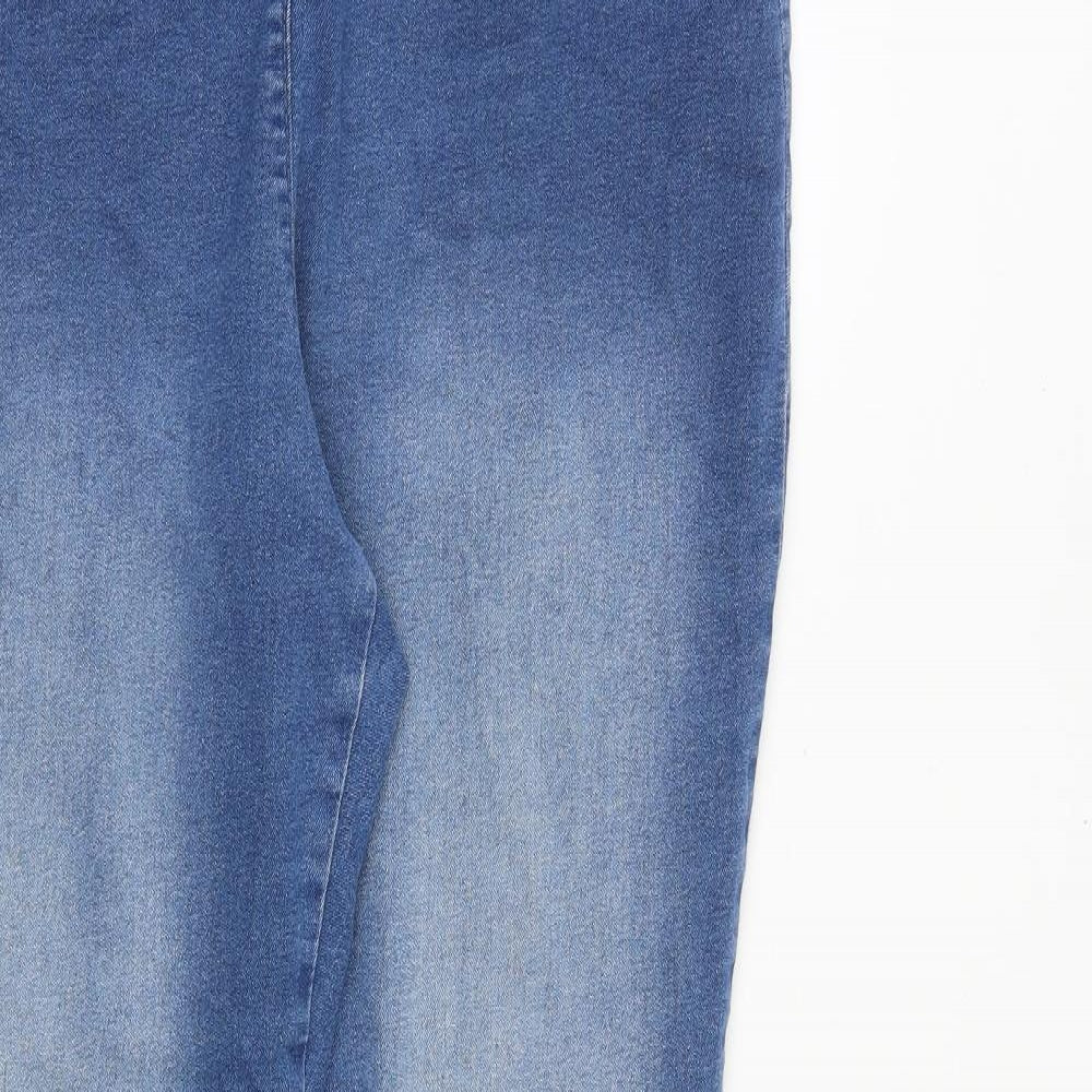 Marks and Spencer Womens Blue Cotton Jegging Jeans Size 16 Regular