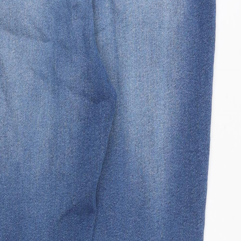 Marks and Spencer Womens Blue Cotton Jegging Jeans Size 16 Regular