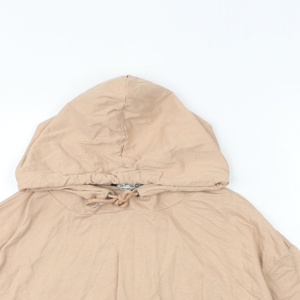Select Womens Brown Cotton Pullover Hoodie Size L Pullover
