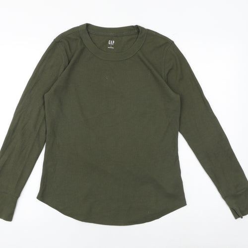Gap Mens Green Cotton Pullover Sweatshirt Size M