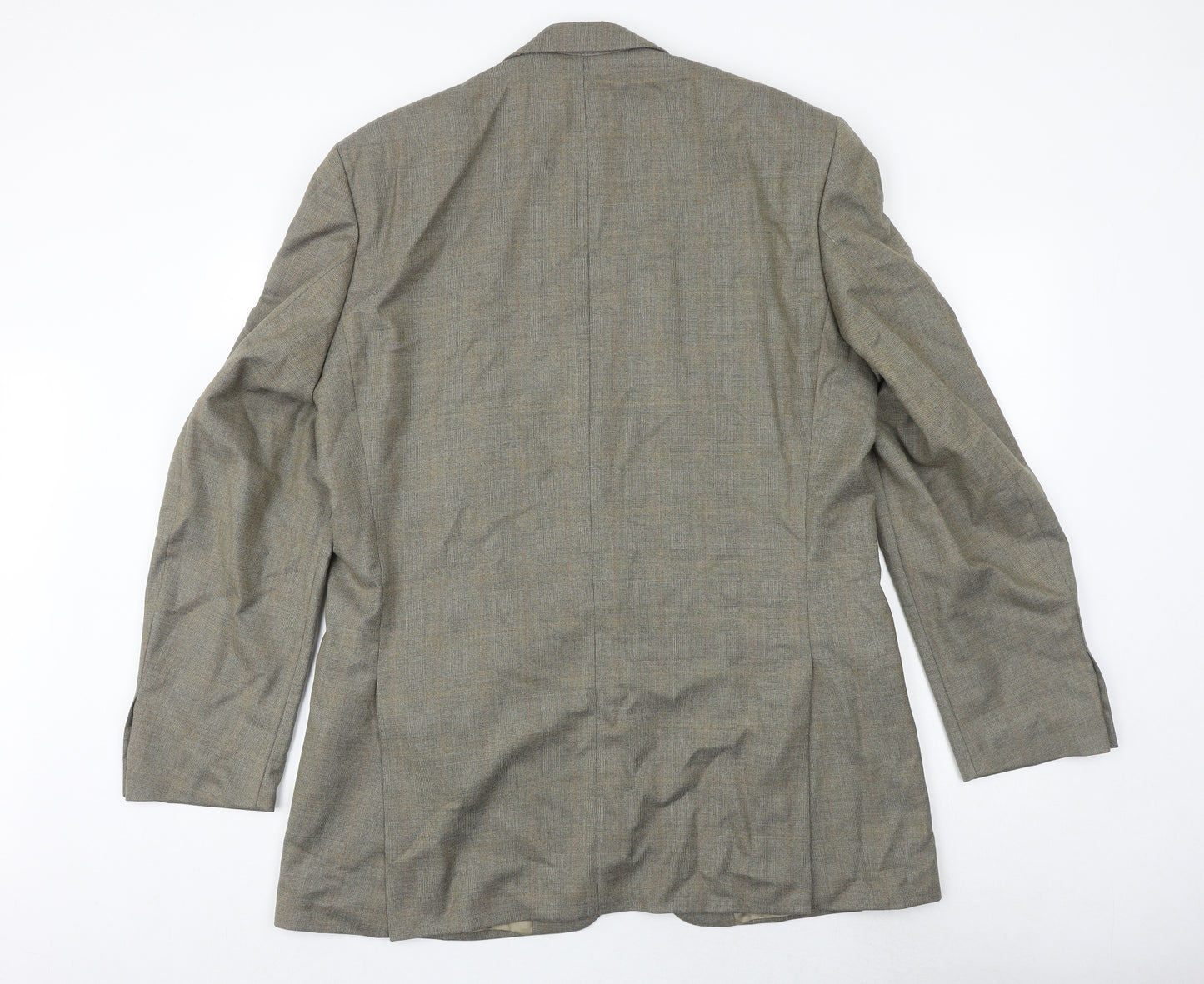 The Label Mens Brown Wool Jacket Suit Jacket Size 42 Regular
