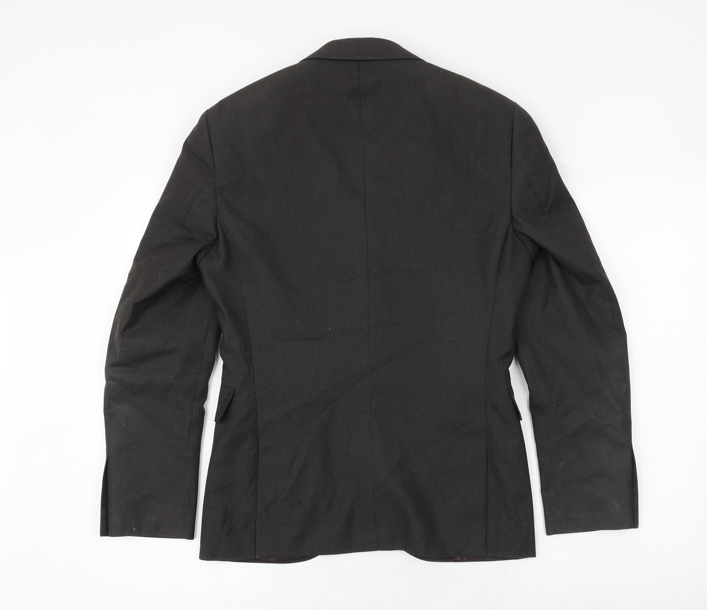 NEXT Mens Brown Polyester Jacket Blazer Size 36 Regular