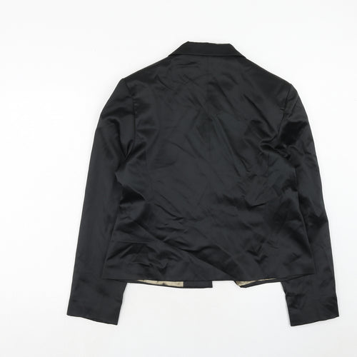Wallis Womens Black Polyester Jacket Blazer Size 16