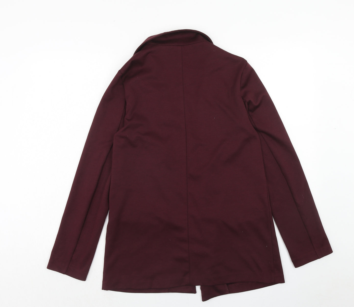 New Look Womens Red Kimono Jacket Size 10 Snap
