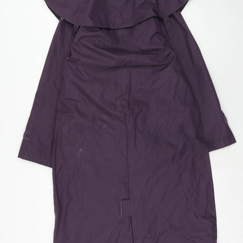 Target Dry Womens Purple Rain Coat Coat Size 10 Zip