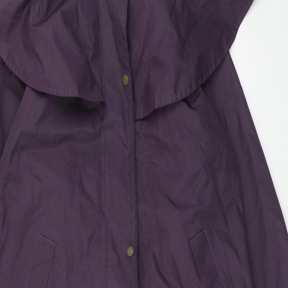 Target Dry Womens Purple Rain Coat Coat Size 10 Zip