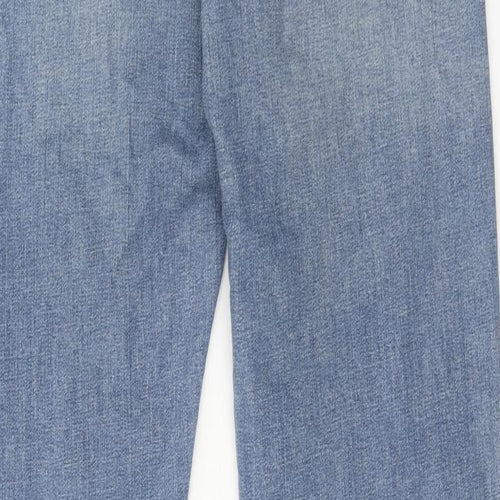 Gap Mens Blue Cotton Straight Jeans Size 36 in L36 in Slim Zip
