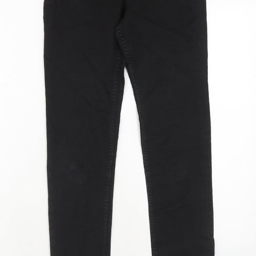 H&M Womens Black Cotton Skinny Jeans Size 26 in L32 in Regular Zip
