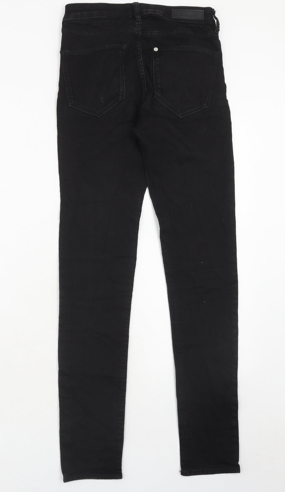 H&M Womens Black Cotton Skinny Jeans Size 26 in L32 in Regular Zip