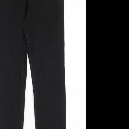 H&M Womens Black Cotton Skinny Jeans Size 26 in L32 in Regular Zip