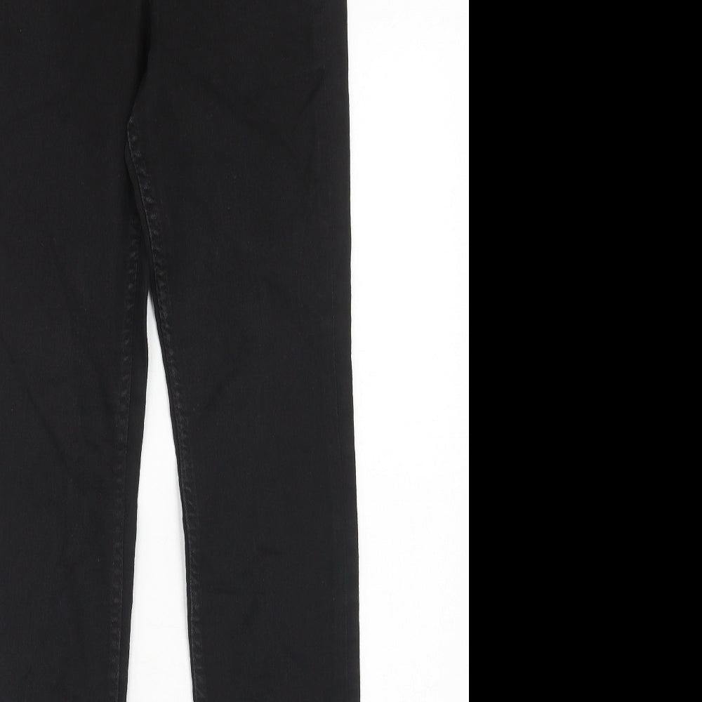 H&M Womens Black Cotton Skinny Jeans Size 26 in L32 in Regular Zip