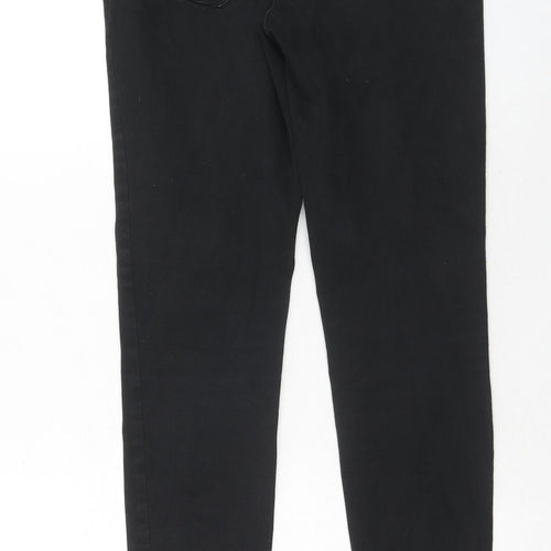 Zara Womens Blue Cotton Skinny Jeans Size 10 Regular Zip